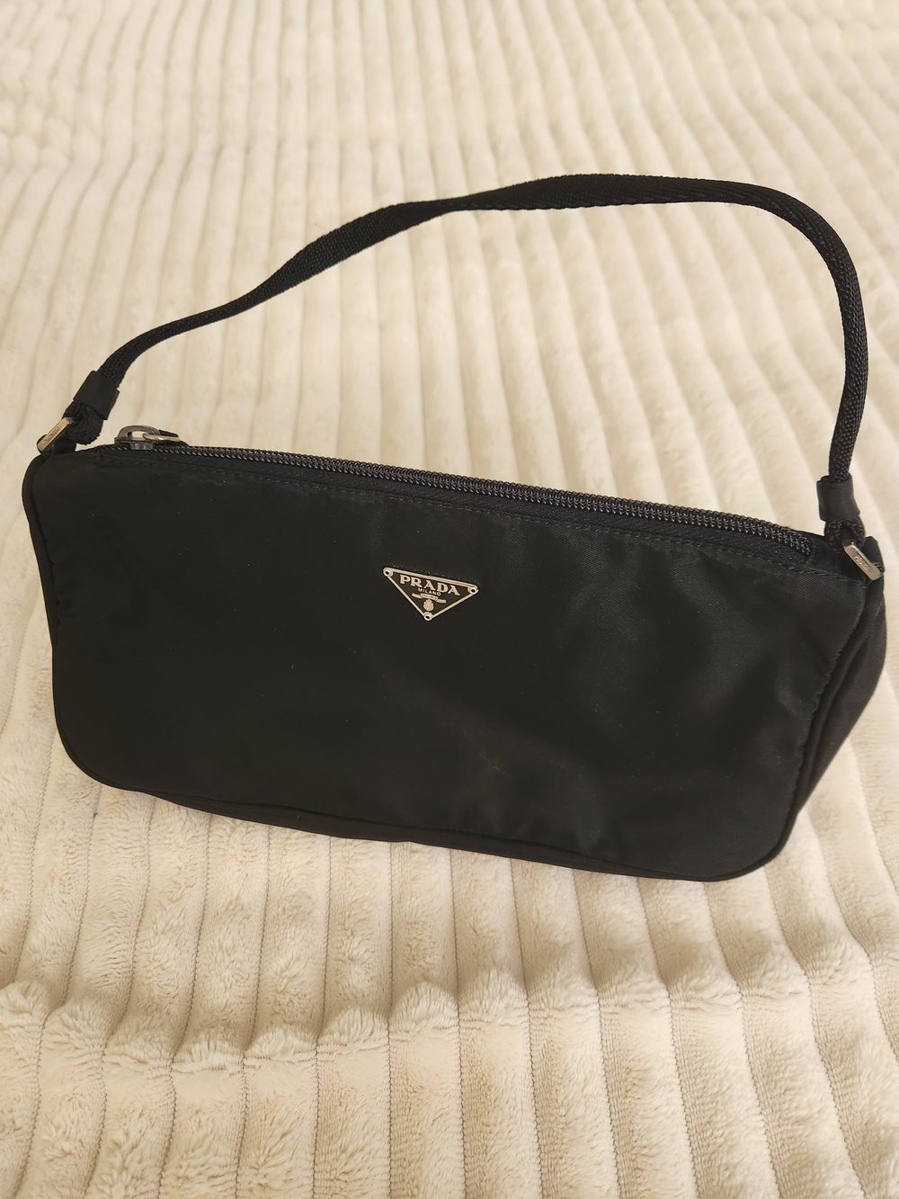 Prada Black Nylon Shoulder Bag